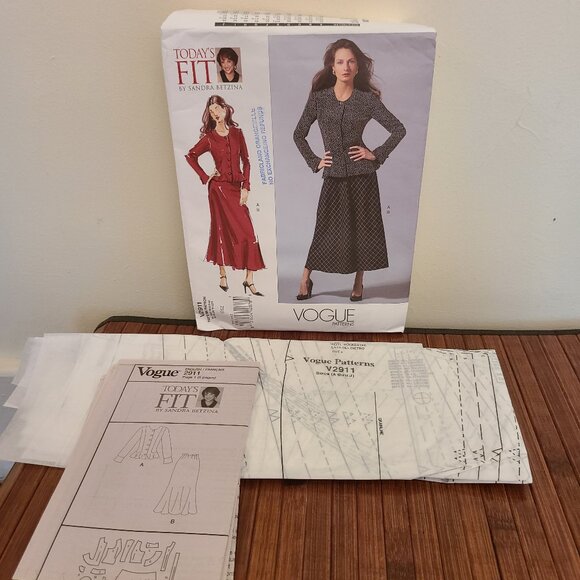 Vintage Vogue Today's Fit  Sandra Betzina Patterns - Three - Picture 6 of 15